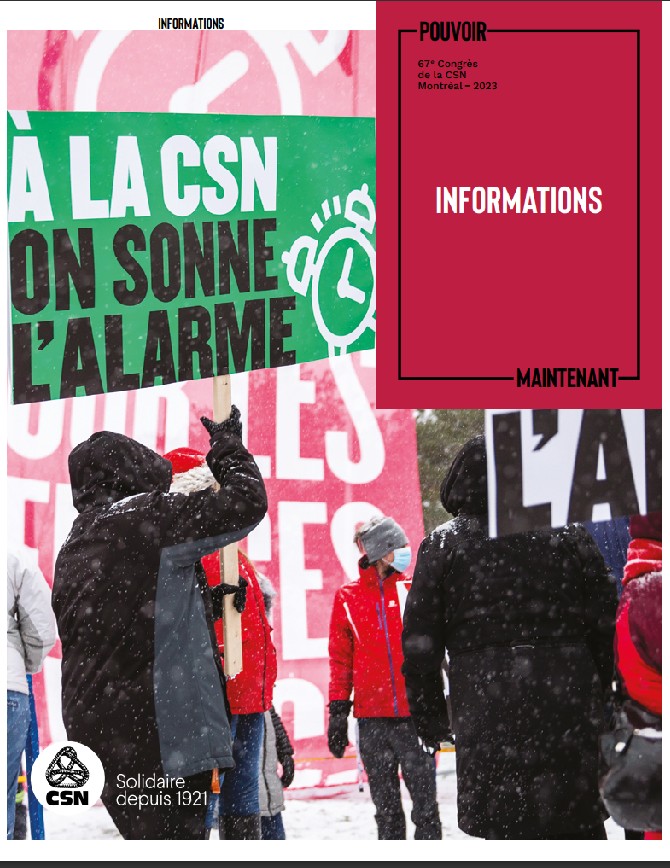 Documents CSN Confédération des syndicats nationaux