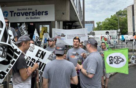 Déclenchement de la grève des traversiers Québec-Lévis