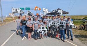 Le personnel marin de la traverse Matane–Baie-Comeau–Godbout en grève.