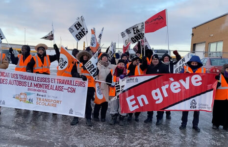 Grève générale illimitée chez Autobus La Montréalaise