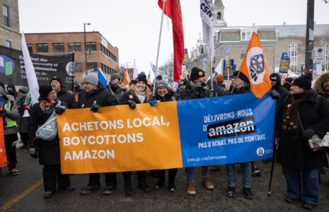 Amazon : la CSN invite la population à manifester son mécontentement ce samedi