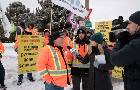 Trois mois de lock-out chez Béton Provincial à LaSalle et Longueuil